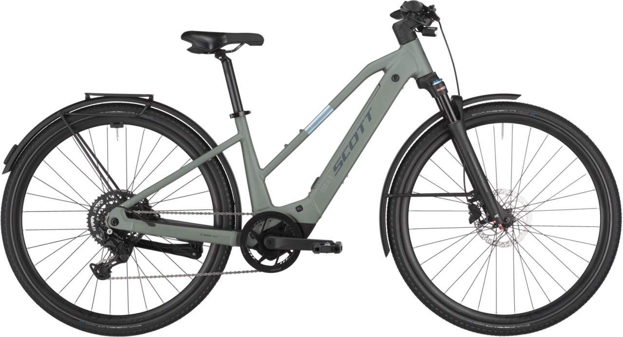 Scott Passage 30 Slope highland green 2025 - Touring E-Bike Women