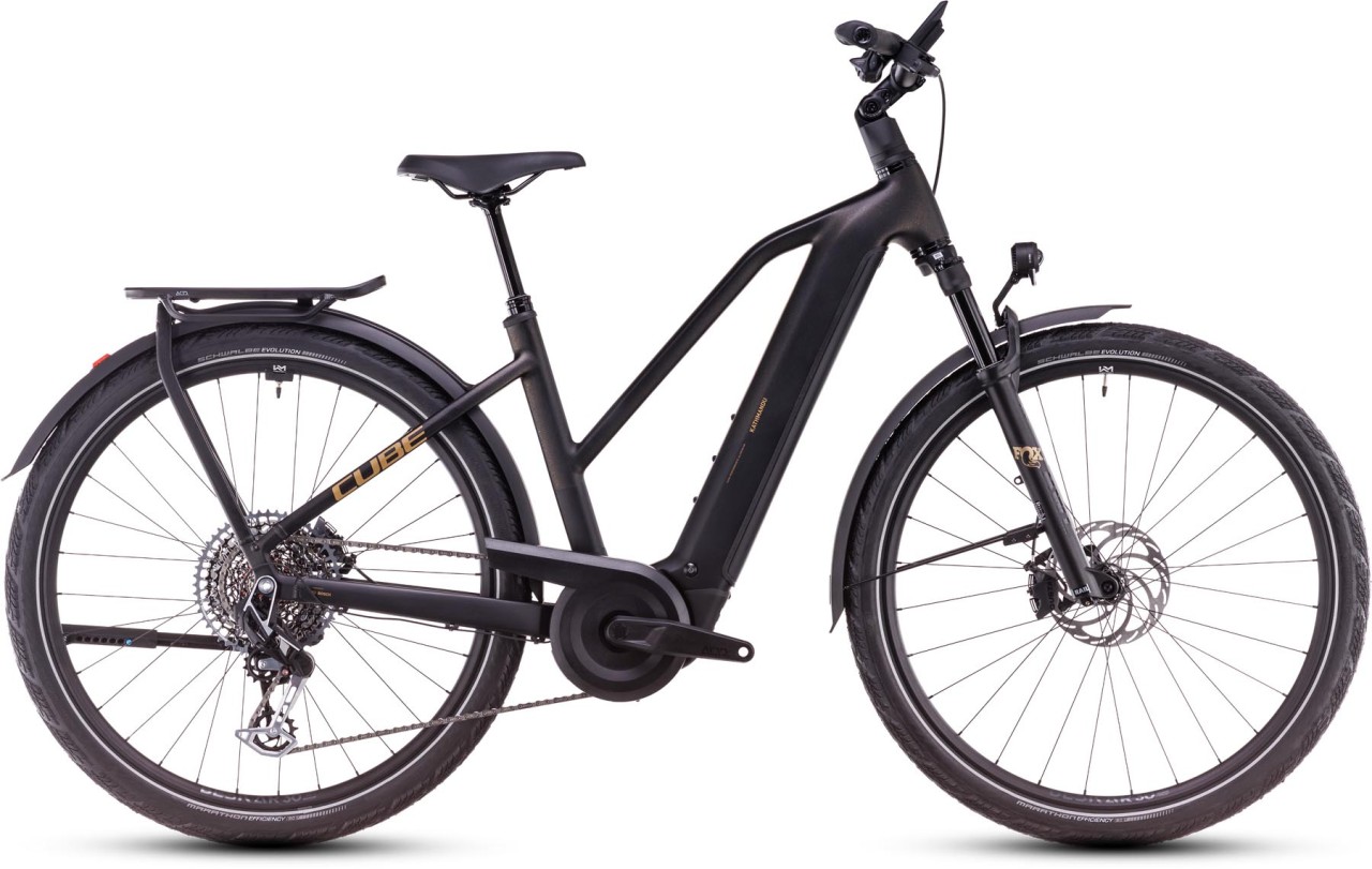 Cube Kathmandu Hybrid SLT golddust n black - Touring E-Bike Women