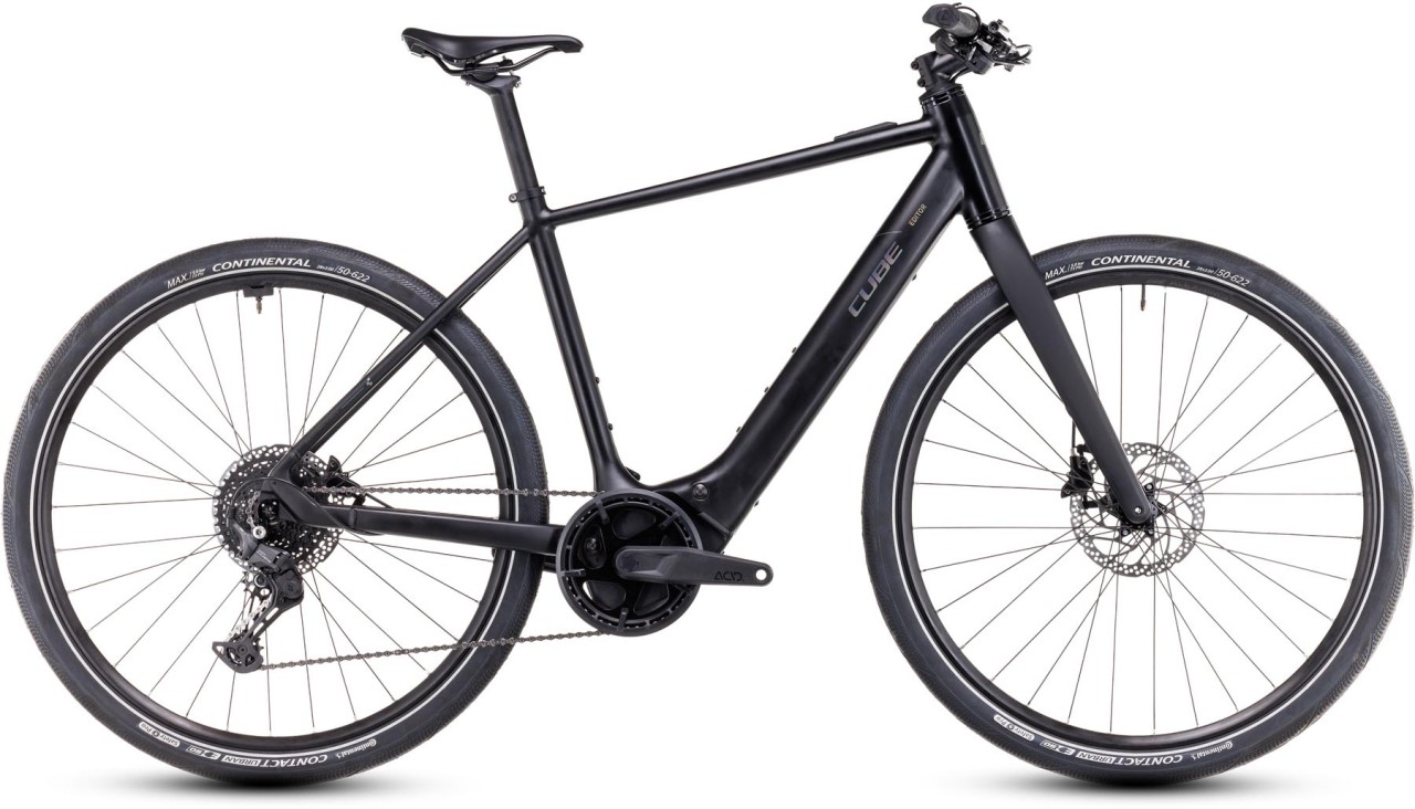 Cube Editor Hybrid Pro 400X black n spectral 2025 - Fitness E-Bike Men