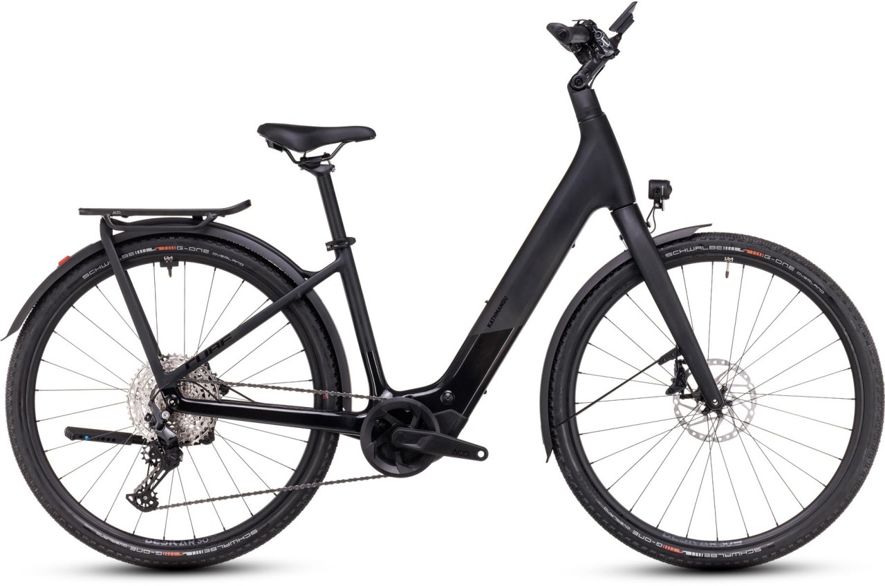 Cube Kathmandu Hybrid C:62 SLX 400X carbon n black 2025 - Touring E-Bike Easy Entry