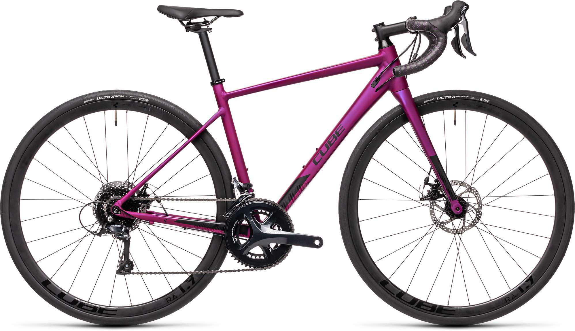 purple and black bike