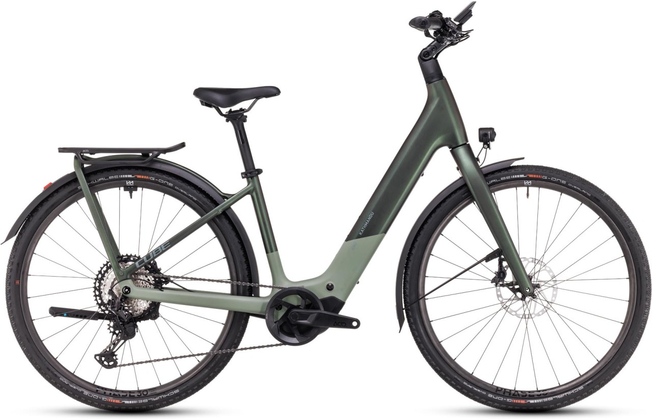 Cube Kathmandu Hybrid C:62 SLT 400X stellar n origanogreen 2025 - Touring E-Bike Easy Entry