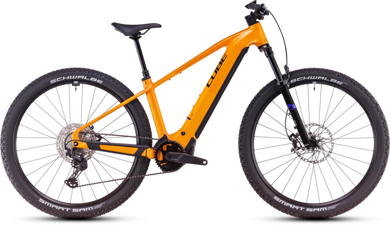 Cube Reaction Hybrid SLX 800 spectraorange n violet 2025 - E-Bike Hardtail Mountainbike