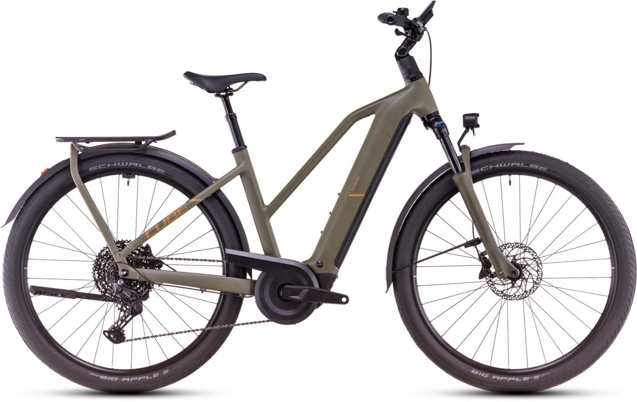 Cube Kathmandu Hybrid Pro 800 dustyolive n gold 2025 - Touring E-Bike Women