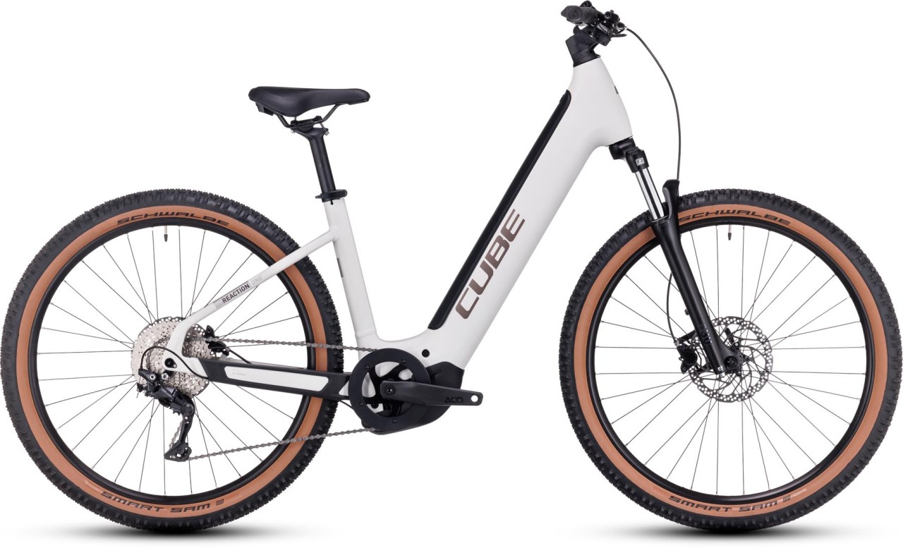 Cube Reaction Hybrid ONE 750 lightgrey n rose 2024 - E-Bike Hardtail Mountainbike Tiefeinsteiger