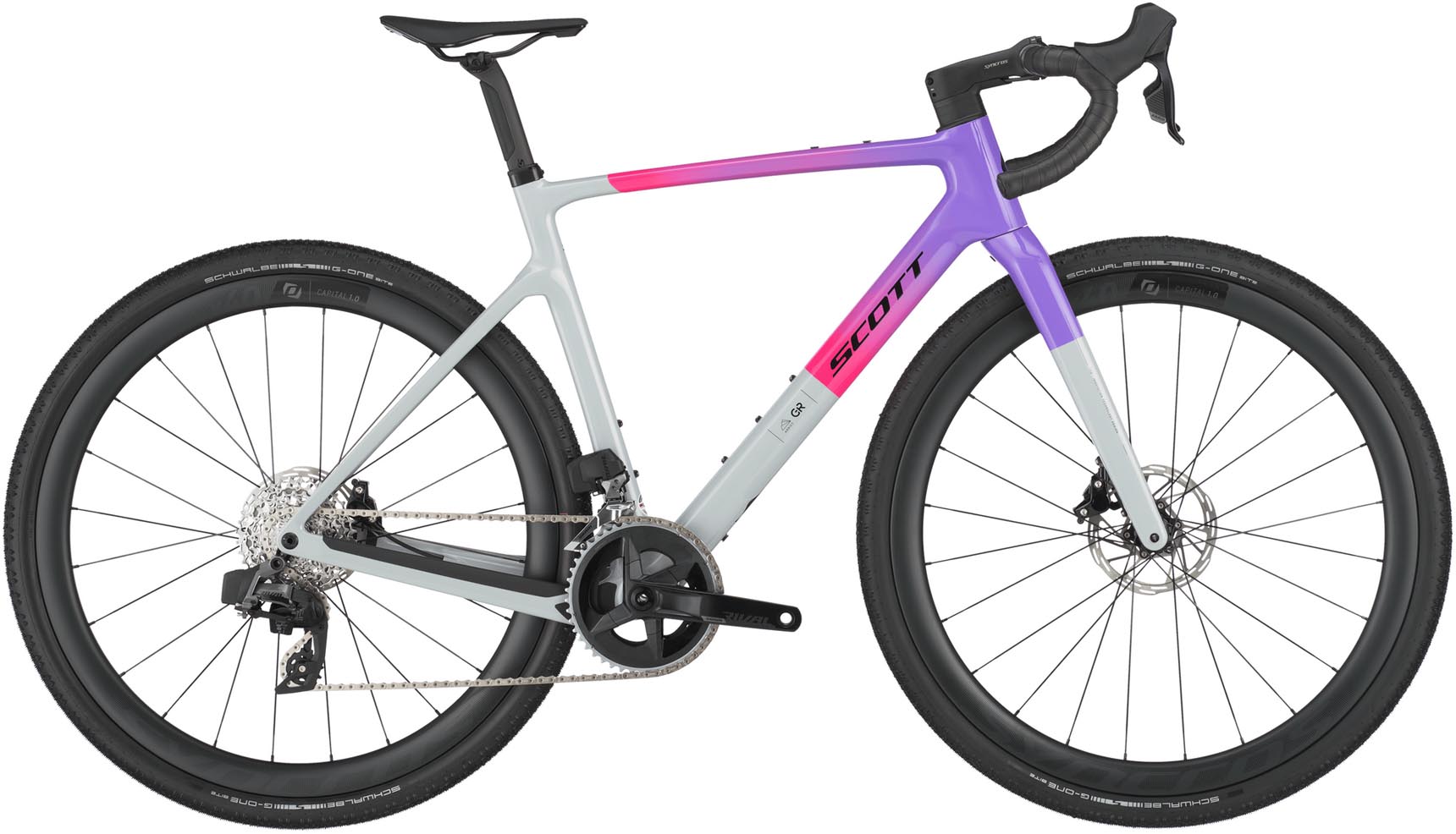 Scott Addict Gravel 20 narwal grey fade purple 2025 Gravel bike MHW