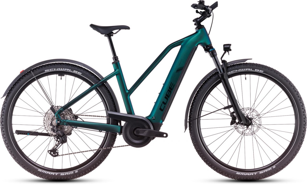 Cube Nuride Hybrid EXC Allroad 800 goblin n black 2025 - Touring E-Bike Women