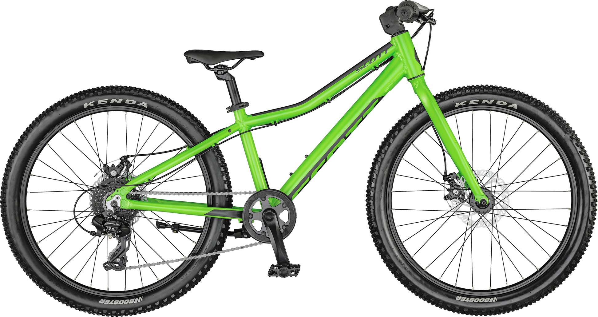 green black bike