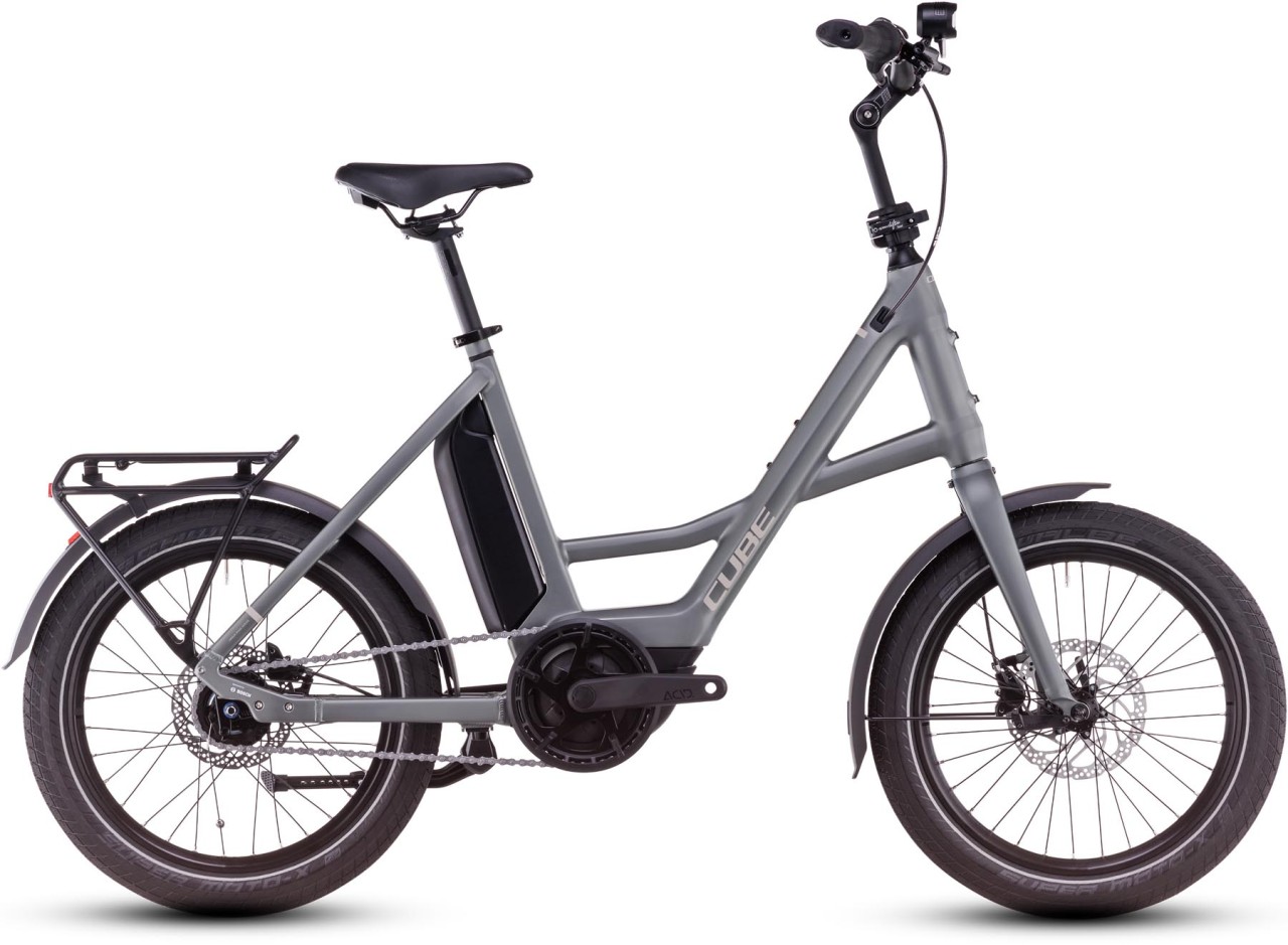 Cube Compact Hybrid Comfort 500 flashgrey n`smoke 2025 - Compact E-Bike