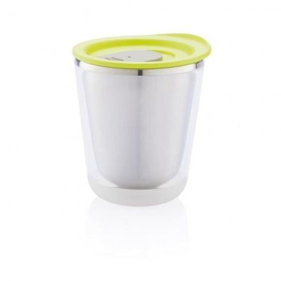 XD Design thermos mug Dia, stainless steel, green - 200 ml