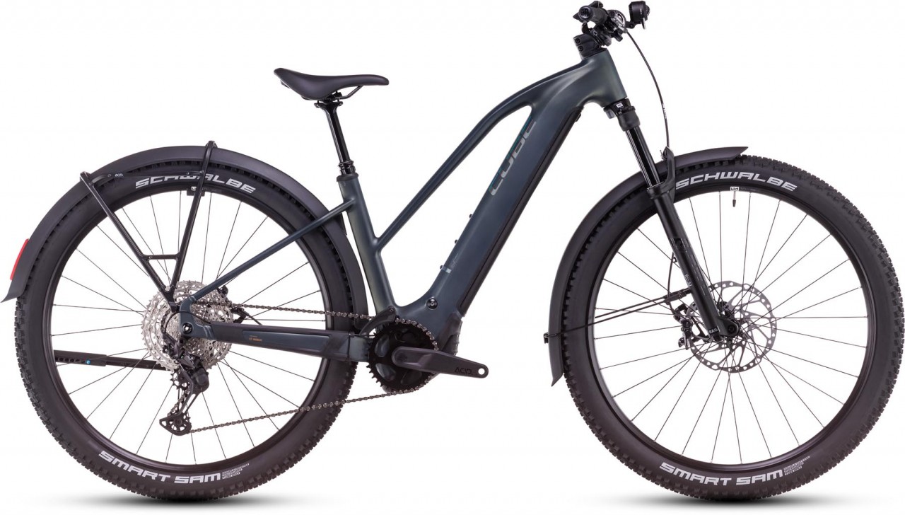 Cube Reaction Hybrid SLX Allroad 800 sagebrushgreen n prism 2025 - Damen E-Bike Hardtail Mountainbike Women