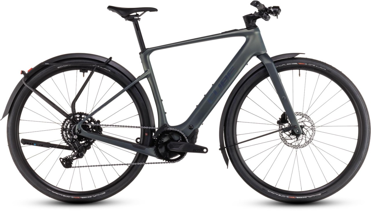 Cube Nulane Hybrid C:62 Race FE 400X sagebrushgreen n prism 2025 - Fitness E-Bike Men