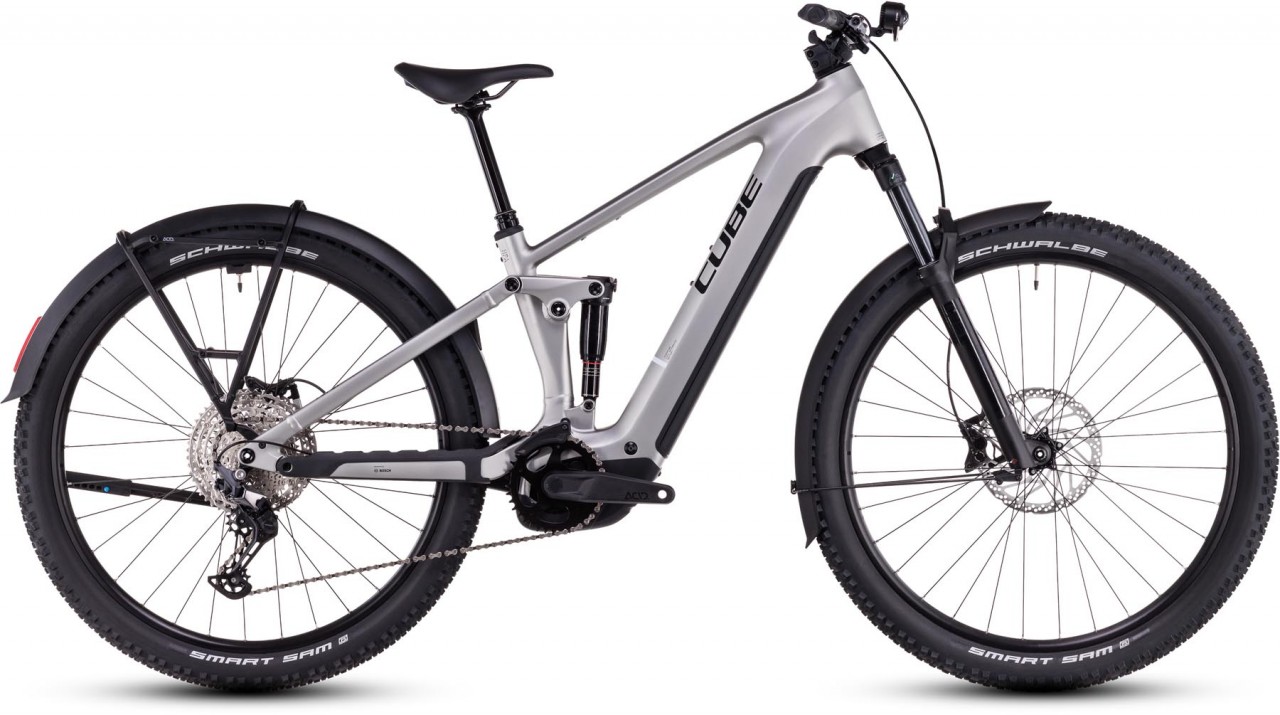 Cube Stereo Hybrid ONE22 Race Allroad 800 silver n black 2025 - E-Bike Fully Mountainbike