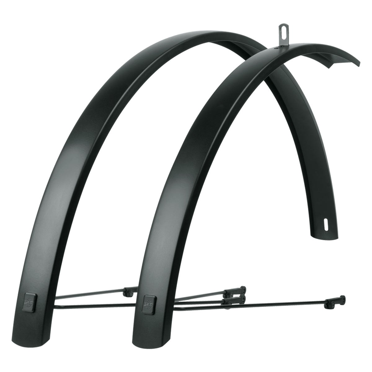 SKS Mudguard Set Edge AL black matt 28" 45 mm