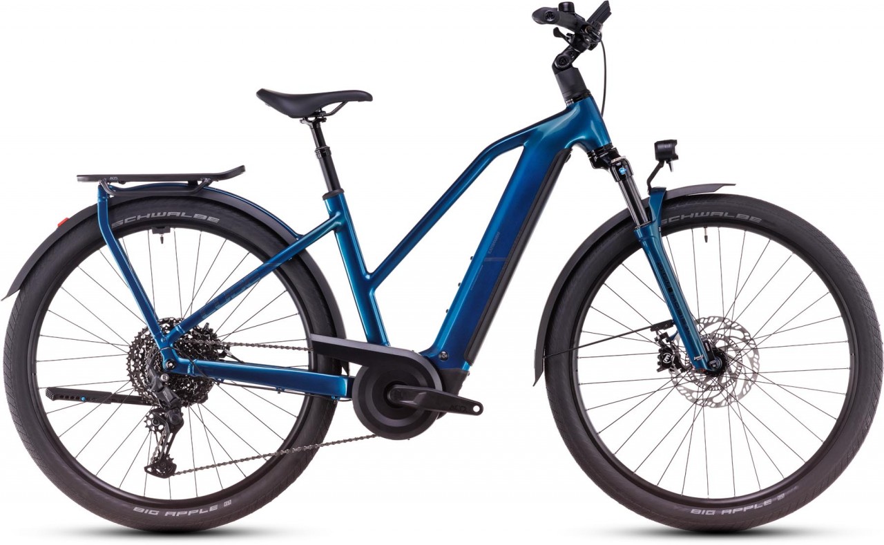 Cube Kathmandu Hybrid EX 800 electricblue n chrome 2025 - Touring E-Bike Women