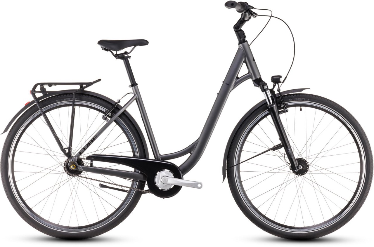 Cube Town ONE slateblack n lunar 2025 - Touring Bike Easy Entry