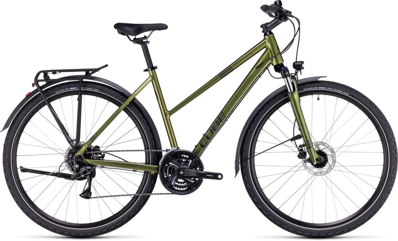 Cube Nature Allroad shinymoss n black Cross Bike Women