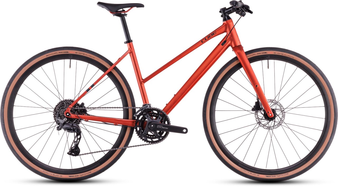 Cube Nulane Pro fireorange n black 2025 - Fitness Bike Women