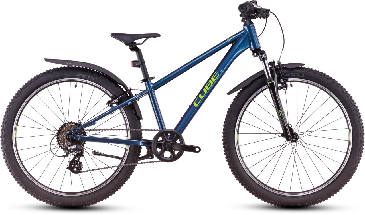 Cube Acid 240 Allroad deepcobalt n apple 2025 - Kid Bike 24 Inches