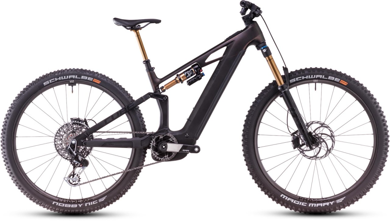 Cube Stereo Hybrid ONE44 HPC SLT liquidlava n black - E-Bike Fully Mountainbike