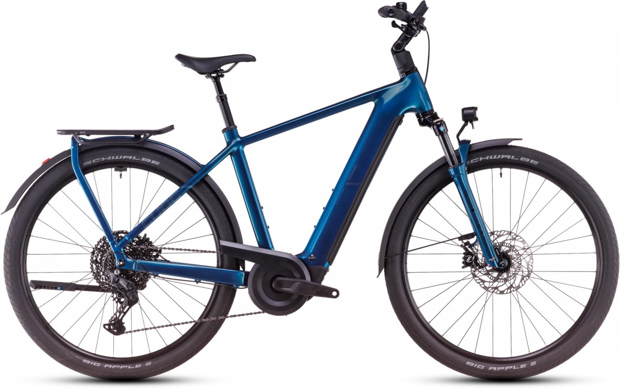 Cube Kathmandu Hybrid EX 800 electricblue n chrome 2025 - Touring E-Bike Men