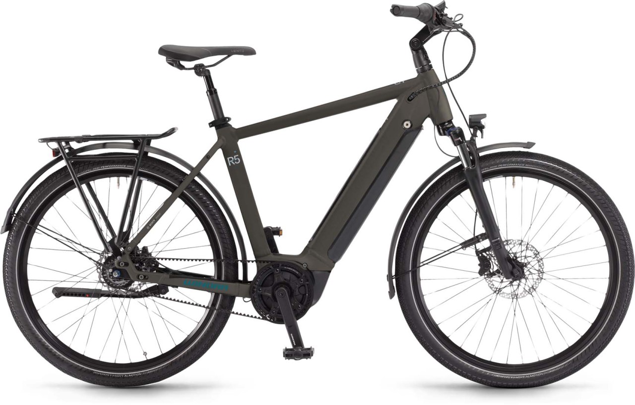 Winora Sinus R5f Peat matt 2023 - Touring E-Bike Men