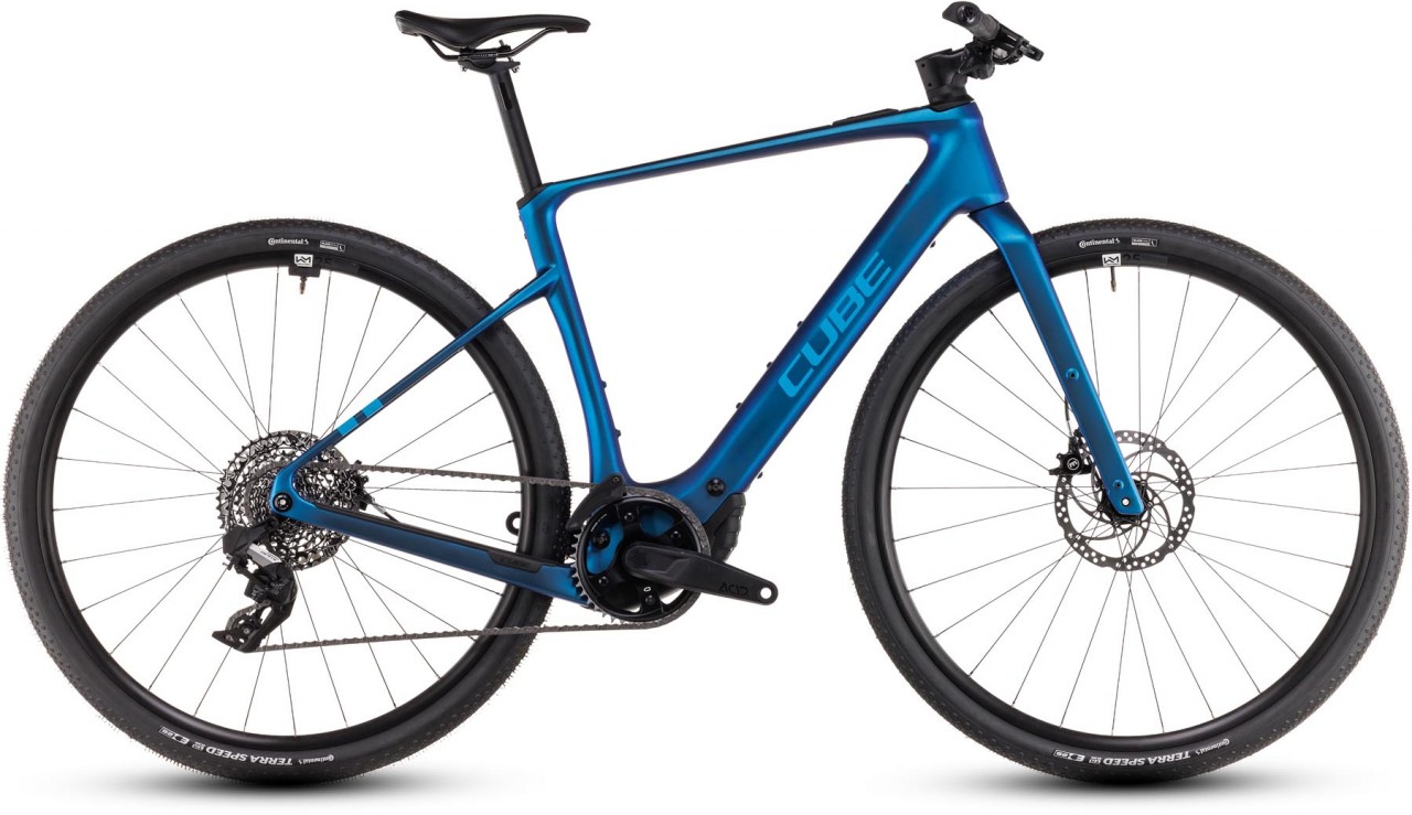 Cube Nulane Hybrid C:62 SLX 400X nebula n blue 2025 - Fitness E-Bike Men