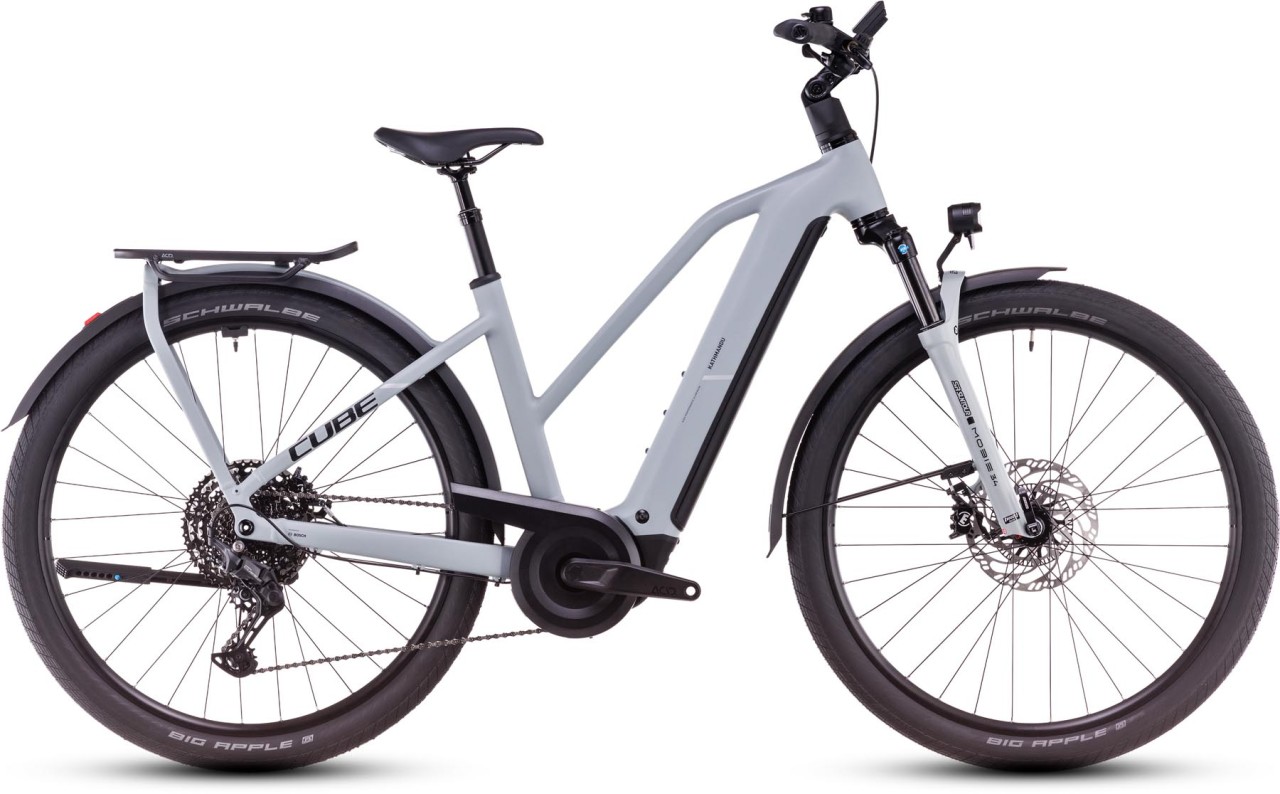 Cube Kathmandu Hybrid EX haze n black - Touring E-Bike Women