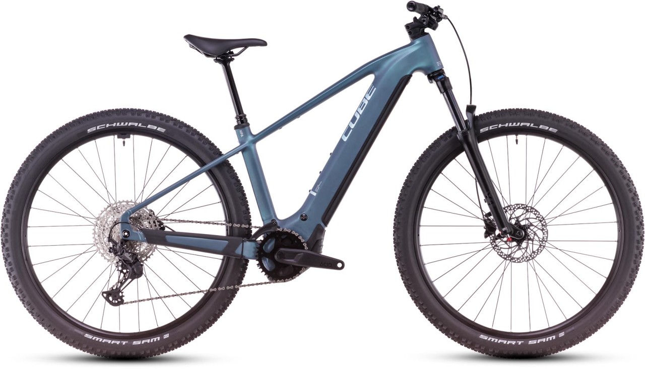 Cube Reaction Hybrid Pro smaragdgrey n prism - E-Bike Hardtail Mountainbike