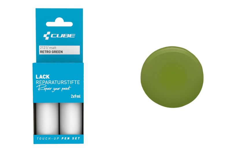 Cube Touch-up pen set retro green matte 2121 | cu-2121