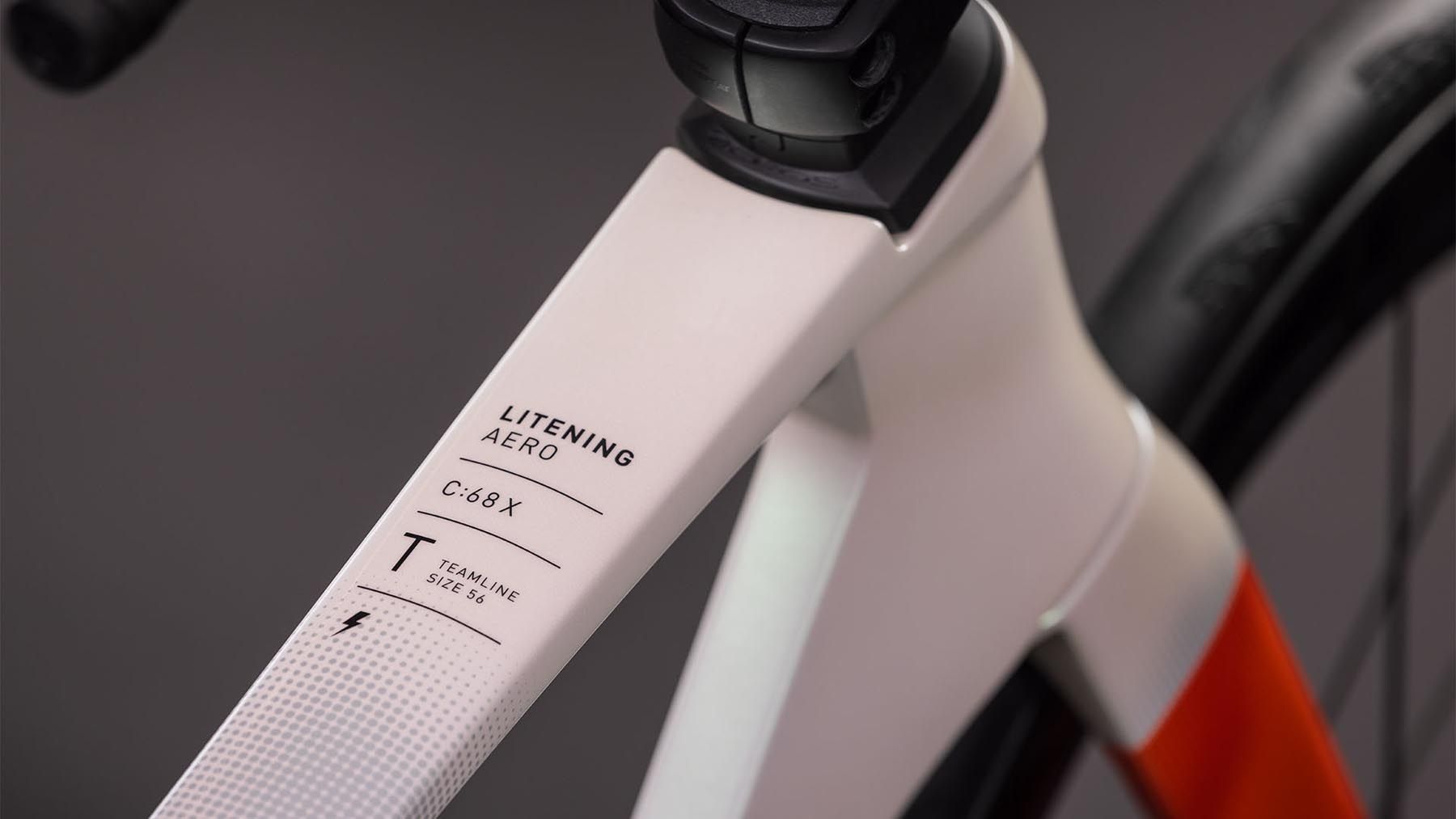 cube litening aero c 68x race teamline 2025